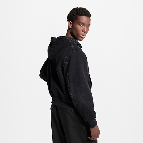Cazadora vaquera LV de estilo utilitario con capucha Hombre Prêt-à-Porter Todo Prêt-à-Porter | LOUIS VUITTON (Zoom de producto)