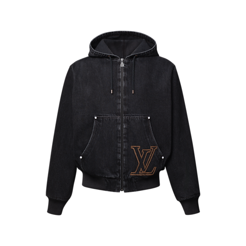 Cazadora vaquera LV de estilo utilitario con capucha Hombre Prêt-à-Porter Todo Prêt-à-Porter | LOUIS VUITTON (Zoom de producto)