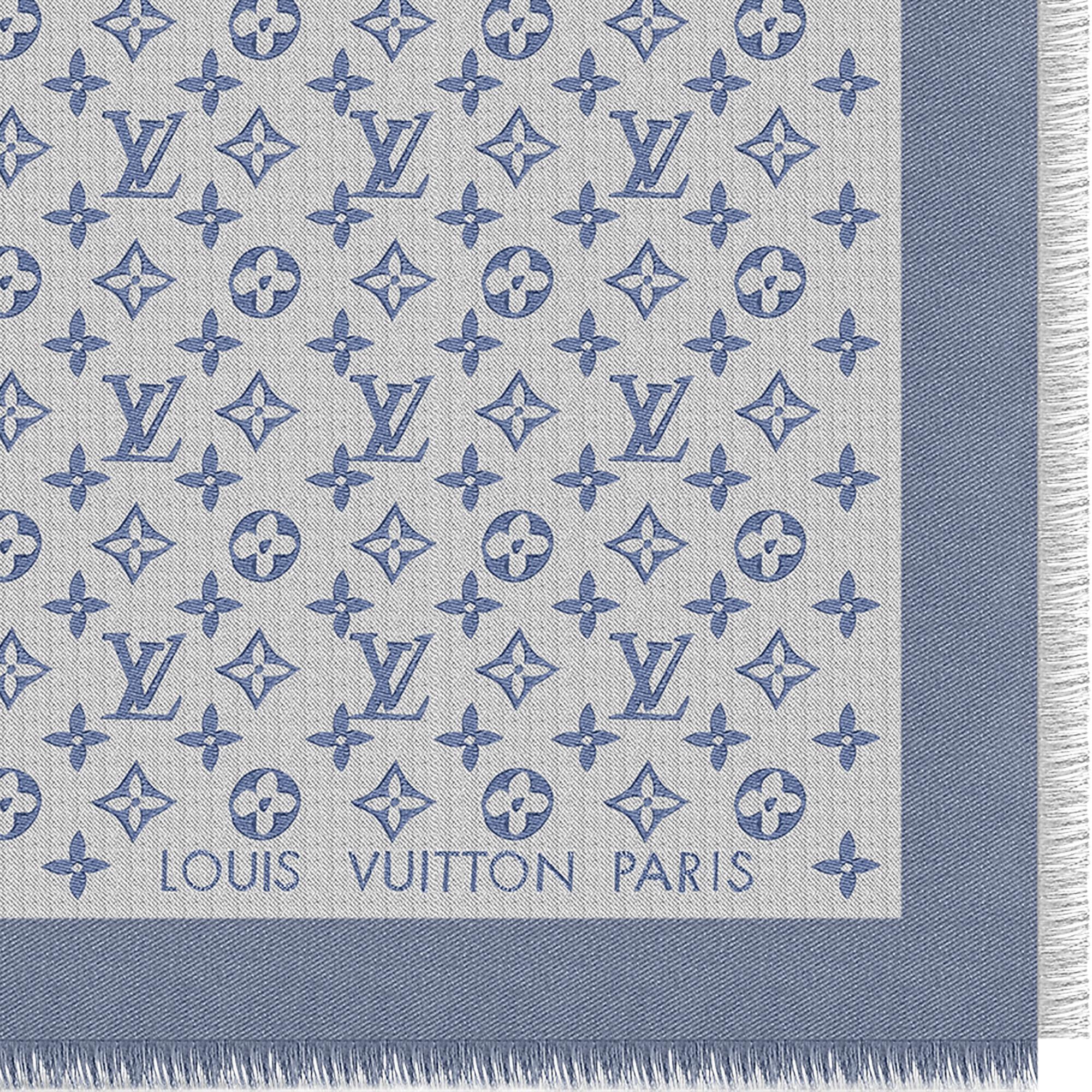 Chal Denim Monogram S00 Mujer Accesorios Chales y estolas | LOUIS VUITTON (Zoom de producto)
