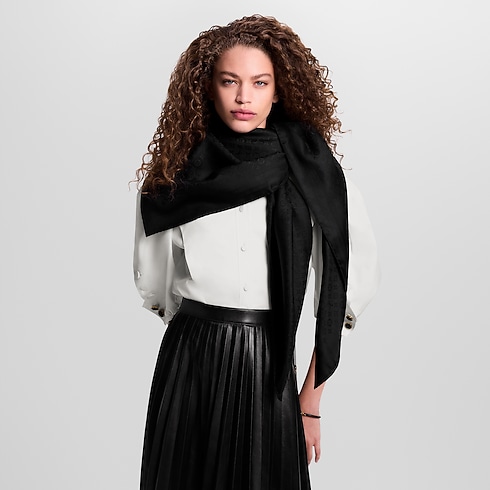 Chal Evermore S00 Mujer Accesorios Chales | LOUIS VUITTON (Zoom de producto)