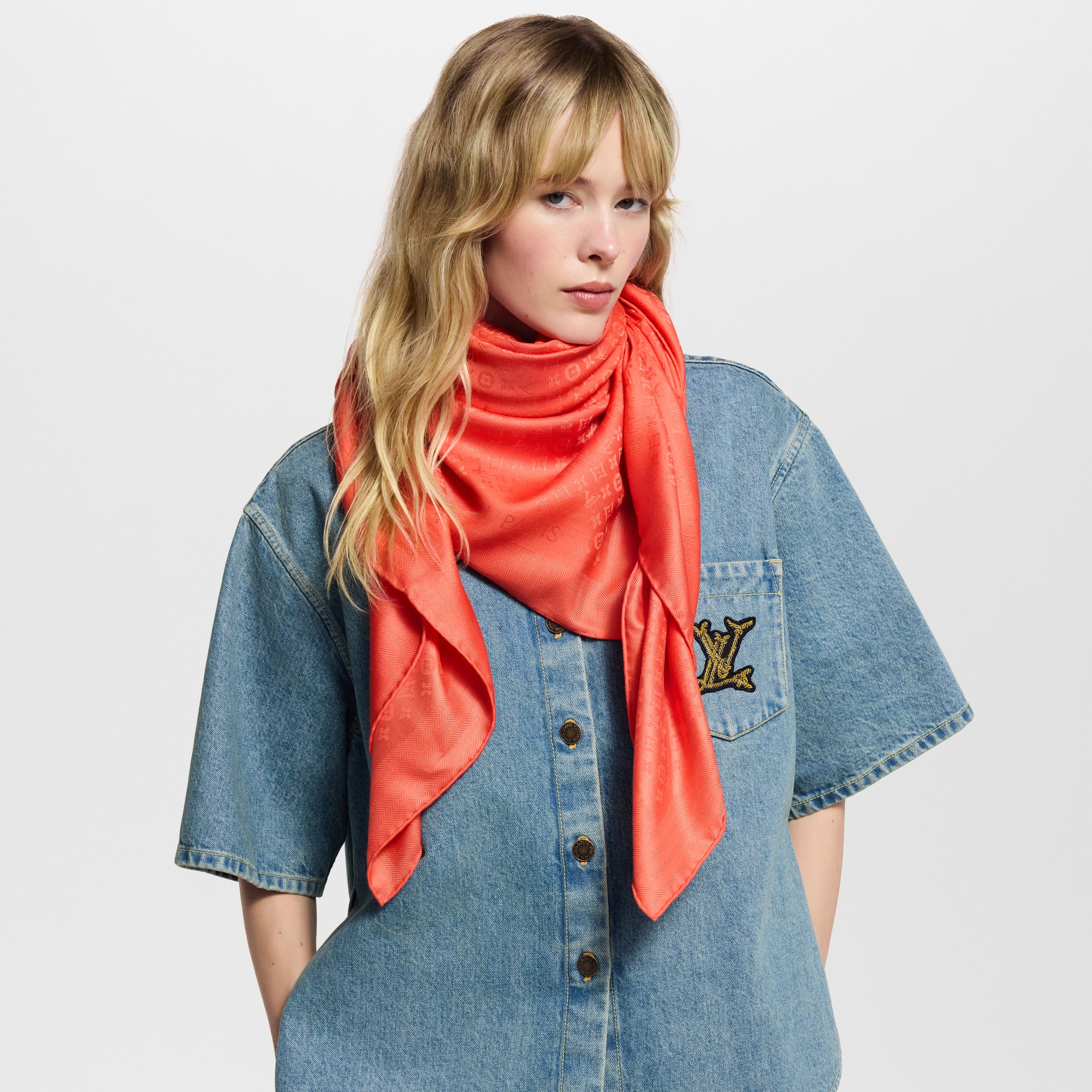 Chal Evermore S00 Mujer Accesorios Chales y estolas | LOUIS VUITTON (Zoom de producto)