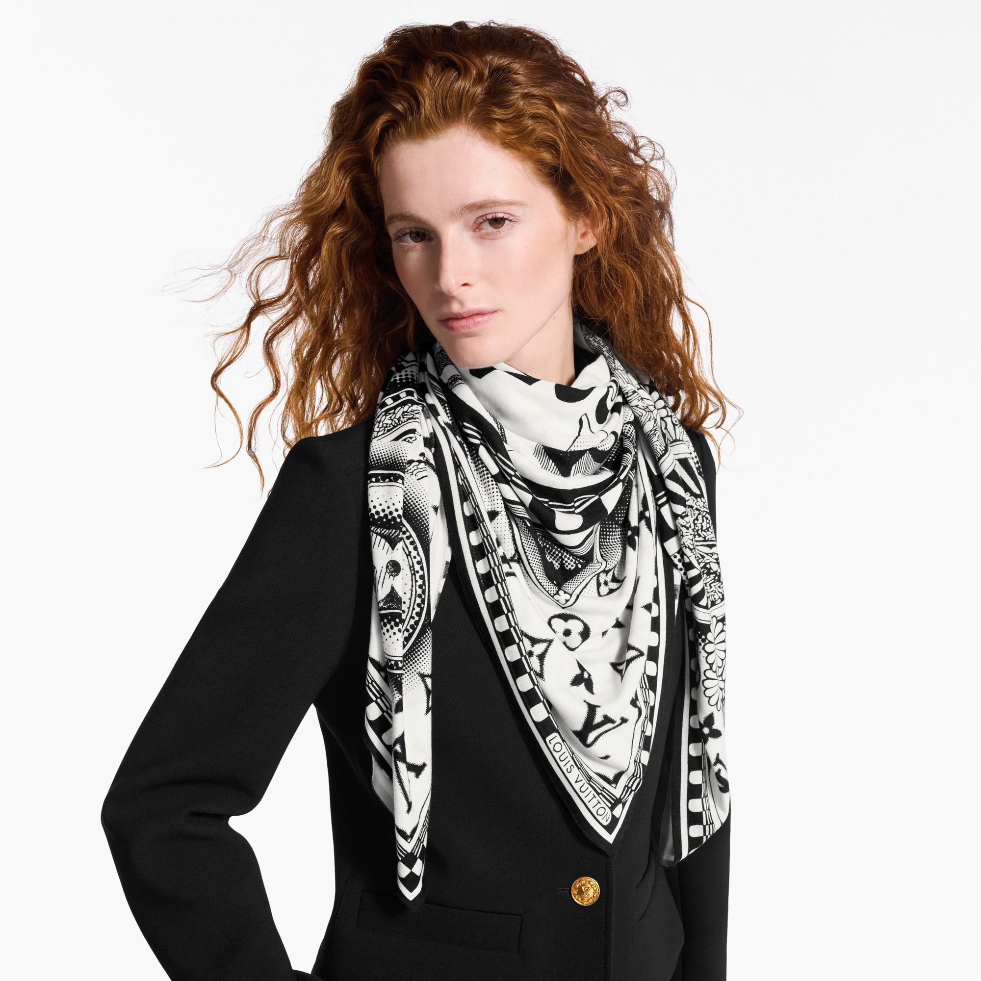 Chal Malles Merveilleuses Remix S00 Mujer Accesorios Chales y estolas | LOUIS VUITTON (Zoom de producto)