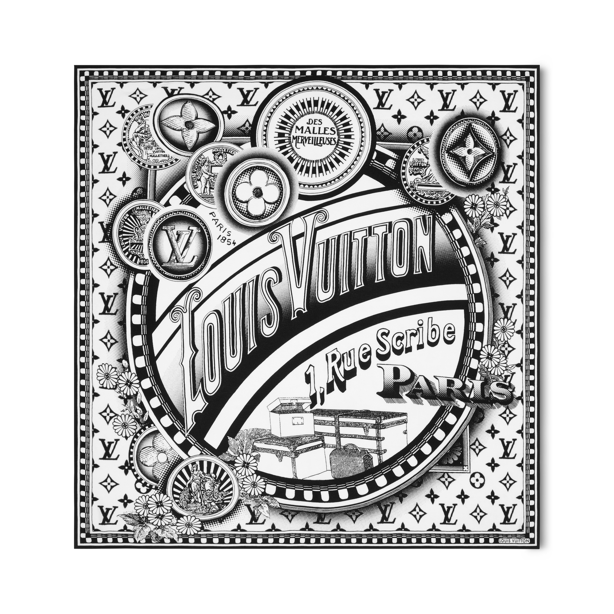 Chal Malles Merveilleuses Remix S00 Mujer Accesorios Chales y estolas | LOUIS VUITTON (Zoom de producto)
