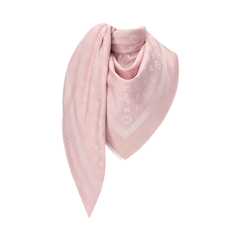 Chal Monogram Denim S00 Mujer Accesorios Chales | LOUIS VUITTON (Zoom de producto)