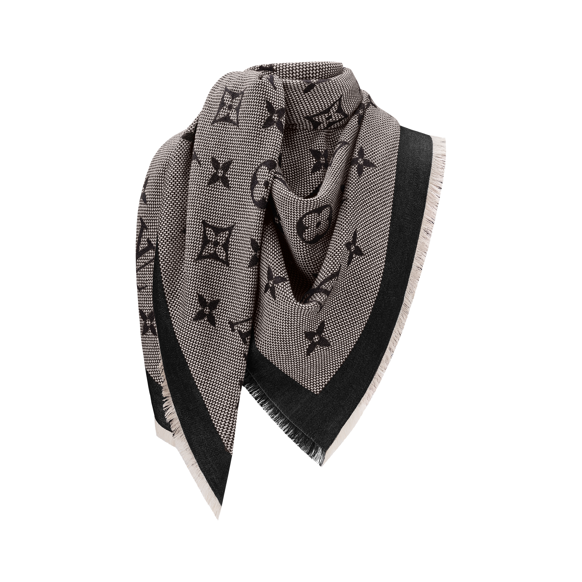 Chal Neo Natté Monogram S00 Mujer Accesorios Chales y estolas | LOUIS VUITTON (Zoom de producto)