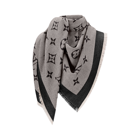 Chal Neo Natté Monogram S00 Mujer Accesorios Chales y estolas | LOUIS VUITTON (Zoom de producto)