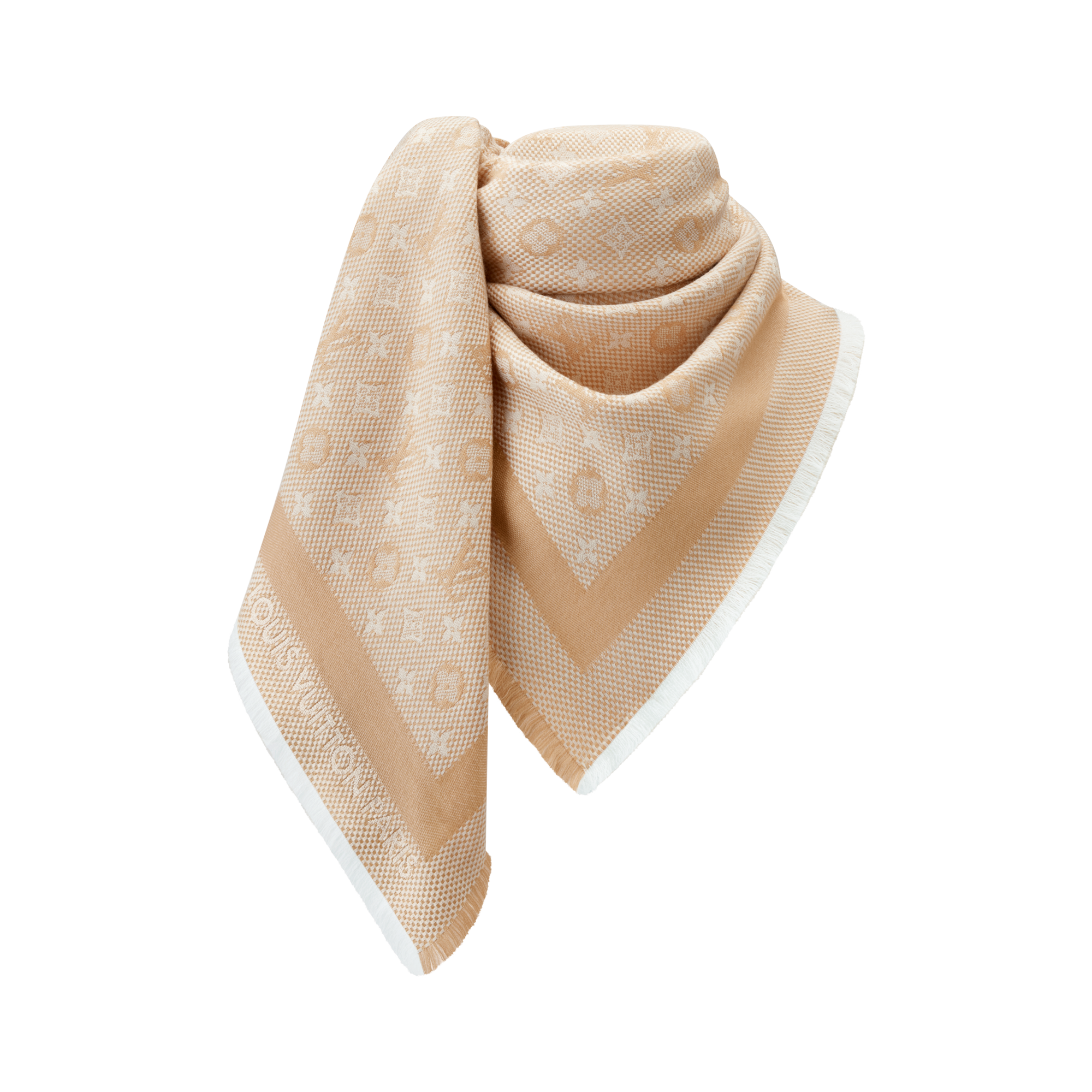 Chal Petit Natté S00 Mujer Accesorios Chales y estolas | LOUIS VUITTON (Zoom de producto)