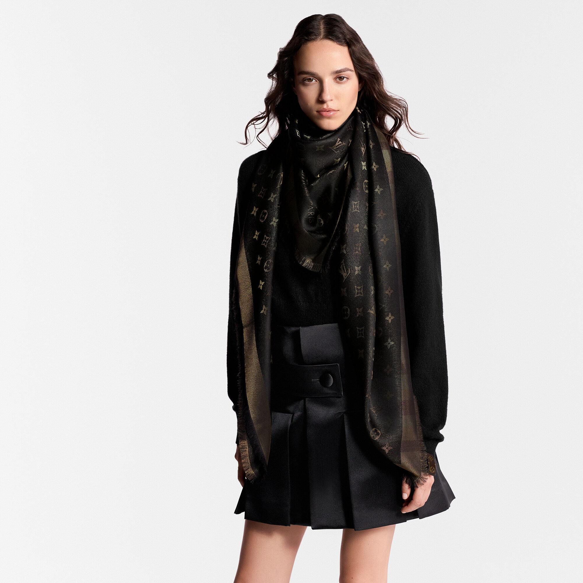 Chal So Shine Monogram S00 Mujer Accesorios Chales y estolas | LOUIS VUITTON (Zoom de producto)