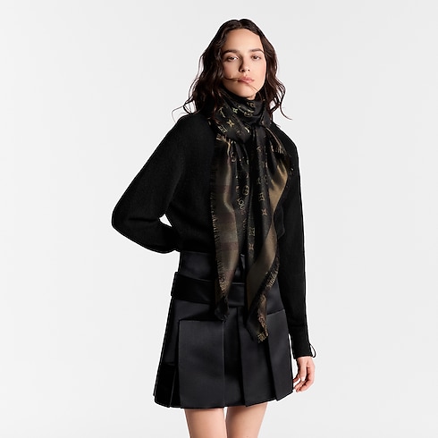 Chal So Shine Monogram S00 Mujer Accesorios Chales y estolas | LOUIS VUITTON (Zoom de producto)