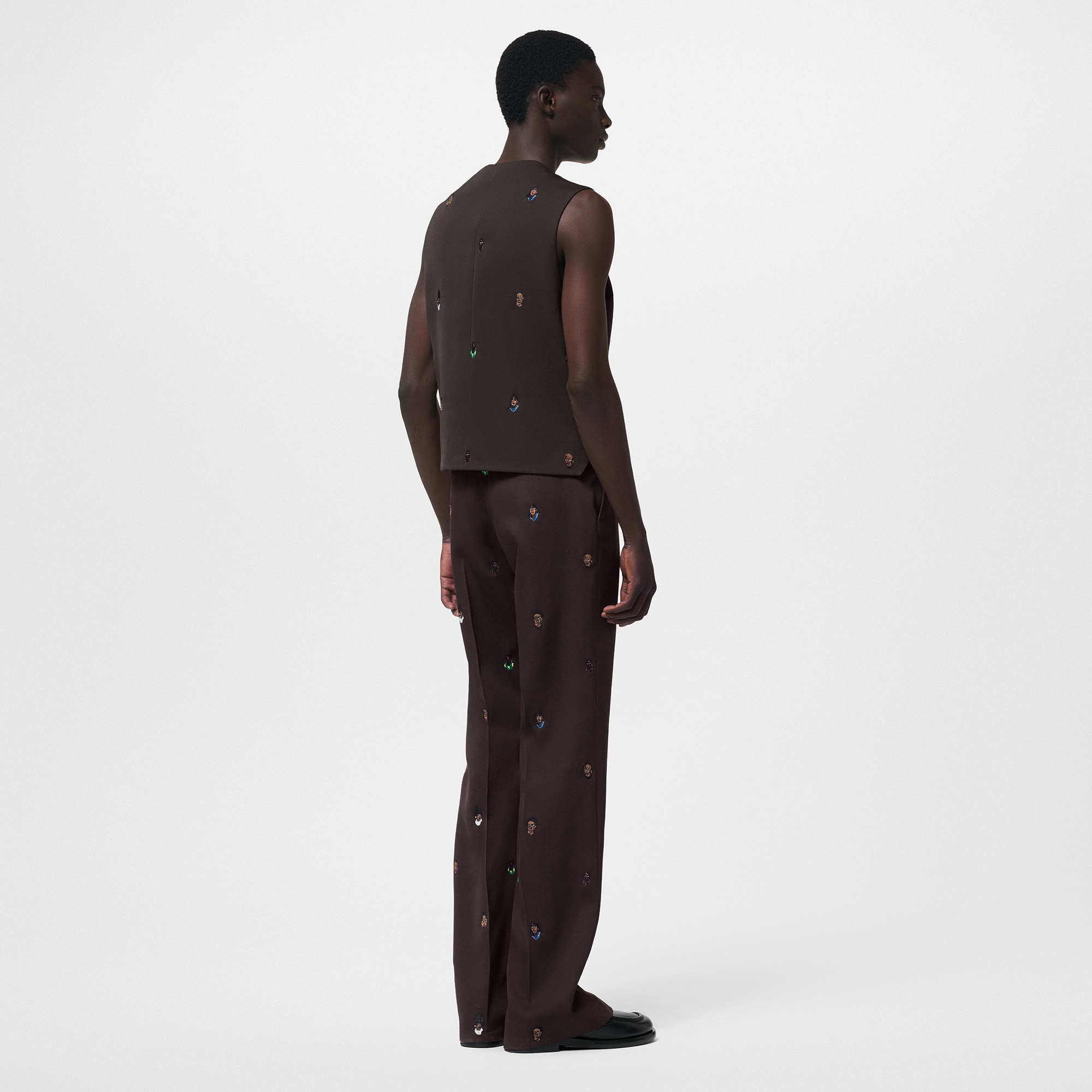 Chaleco clásico bordado  Hombre Prêt-à-Porter Cazadoras y abrigos | LOUIS VUITTON (Zoom de producto)