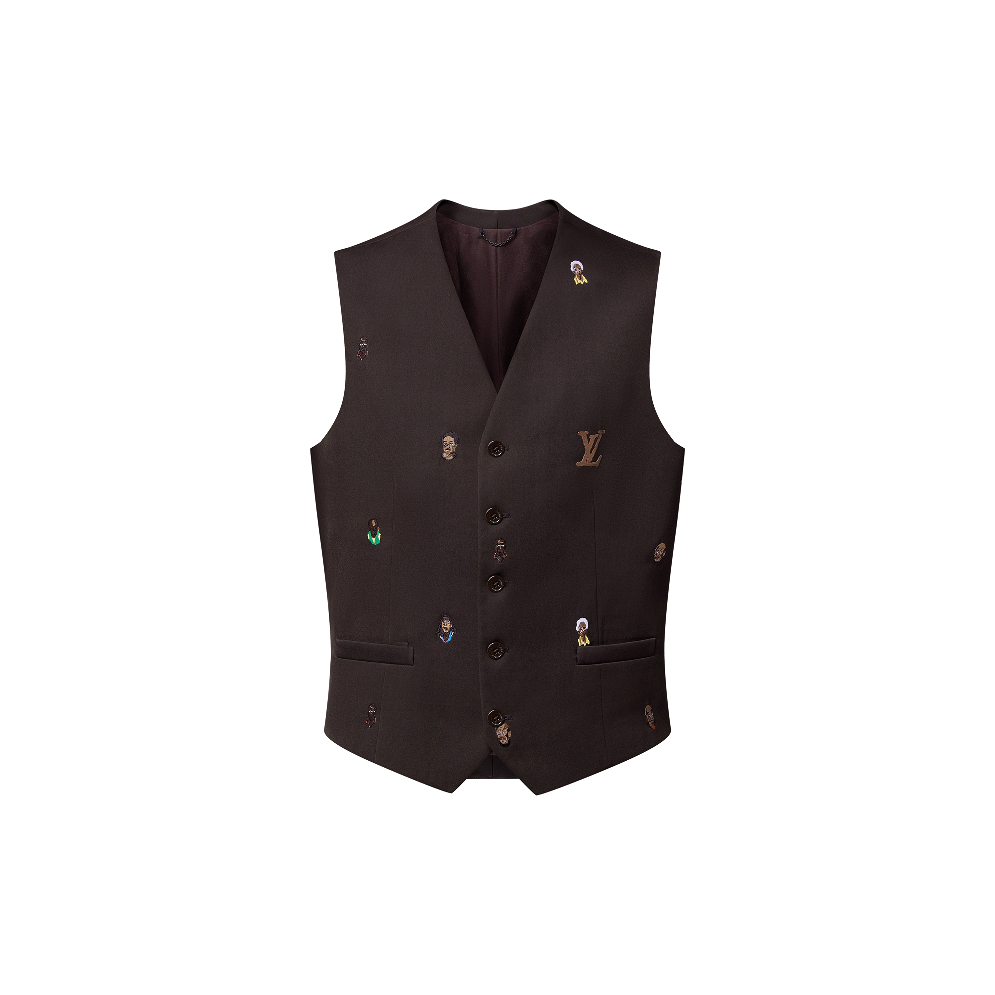 Chaleco clásico bordado  Hombre Prêt-à-Porter Cazadoras y abrigos | LOUIS VUITTON (Zoom de producto)