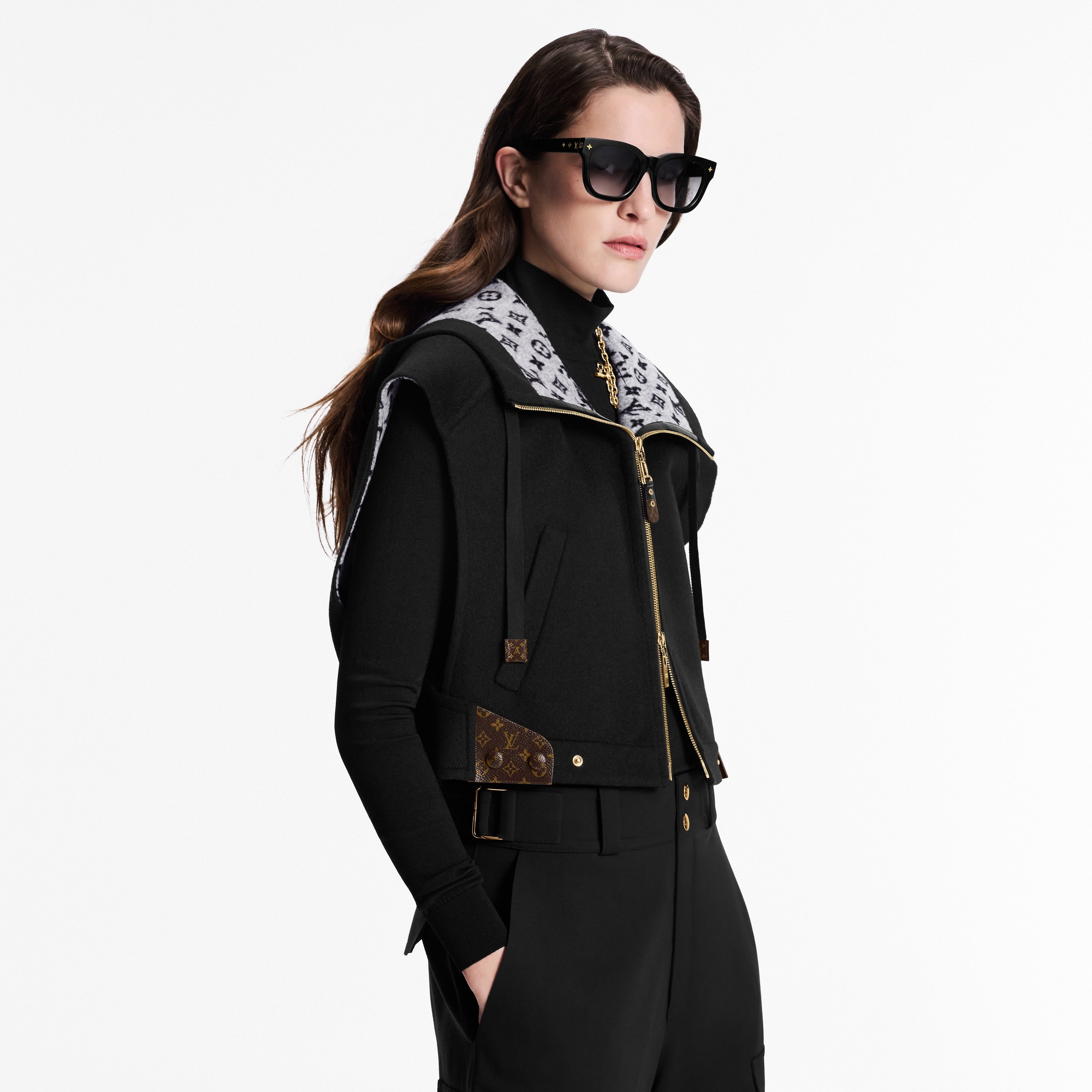 Chaleco de doble cara  Mujer Prêt-à-Porter Abrigos y chaquetas | LOUIS VUITTON (Zoom de producto)