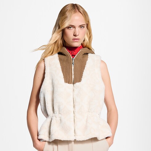 Chaleco de felpa Monogram Mujer Prêt-à-Porter Abrigos y chaquetas | LOUIS VUITTON (Zoom de producto)