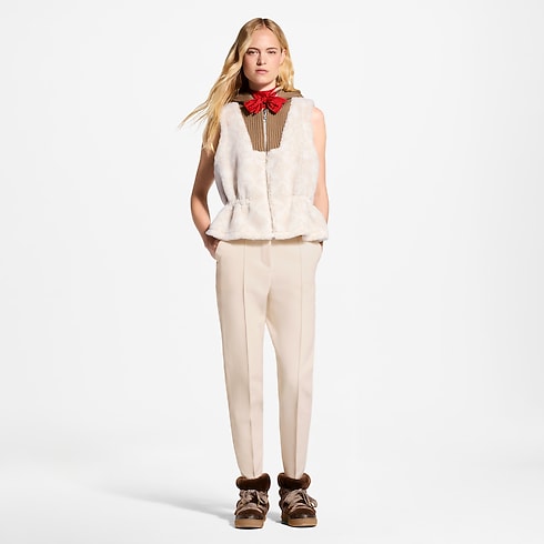 Chaleco de felpa Monogram Mujer Prêt-à-Porter Abrigos y chaquetas | LOUIS VUITTON (Zoom de producto)