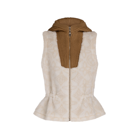 Chaleco de felpa Monogram Mujer Prêt-à-Porter Abrigos y chaquetas | LOUIS VUITTON (Zoom de producto)