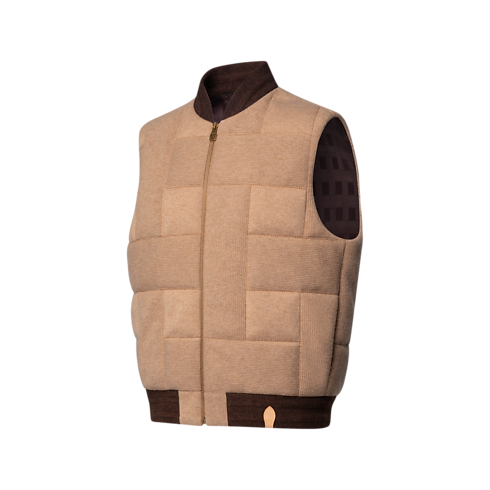 Chaleco de punto de cachemir acolchado Hombre Prêt-à-Porter Todo Prêt-à-Porter | LOUIS VUITTON (Zoom de producto)