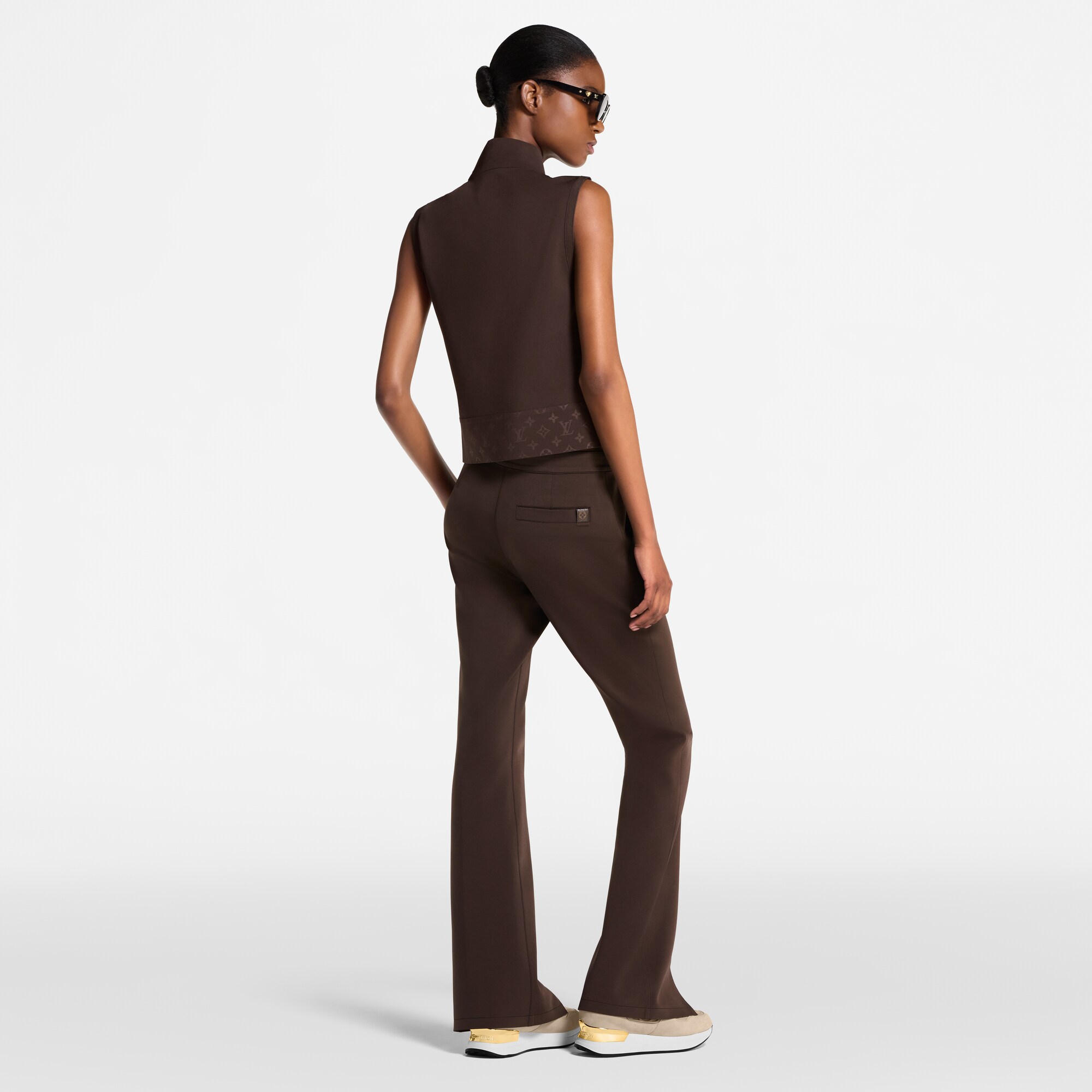 Chaleco de punto técnico con cremallera  Mujer Prêt-à-Porter Tops | LOUIS VUITTON (Zoom de producto)