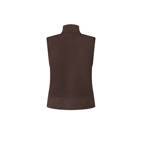 Chaleco de punto técnico con cremallera Mujer Prêt-à-Porter Tops | LOUIS VUITTON (Zoom de producto)