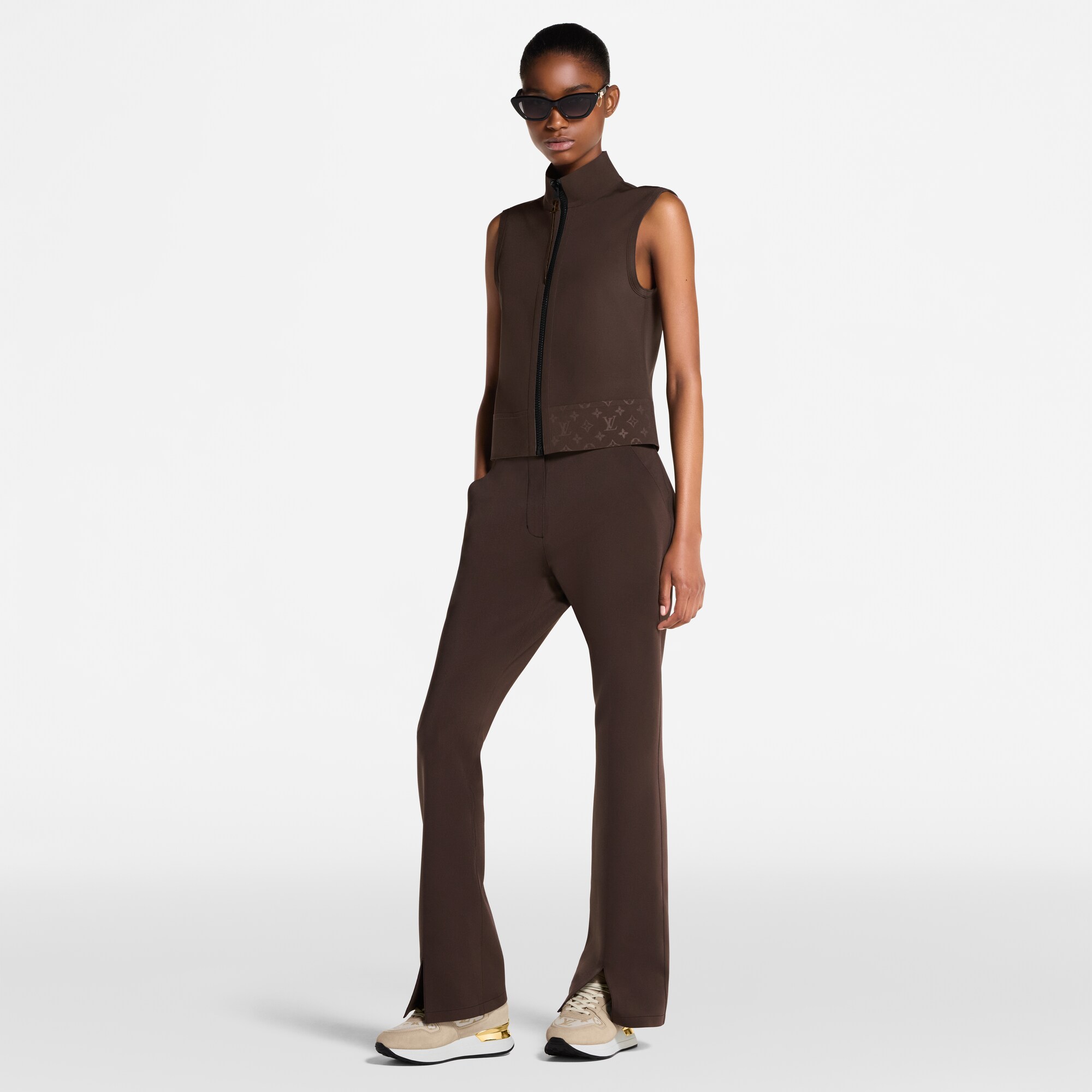 Chaleco de punto técnico con cremallera  Mujer Prêt-à-Porter Tops | LOUIS VUITTON (Zoom de producto)