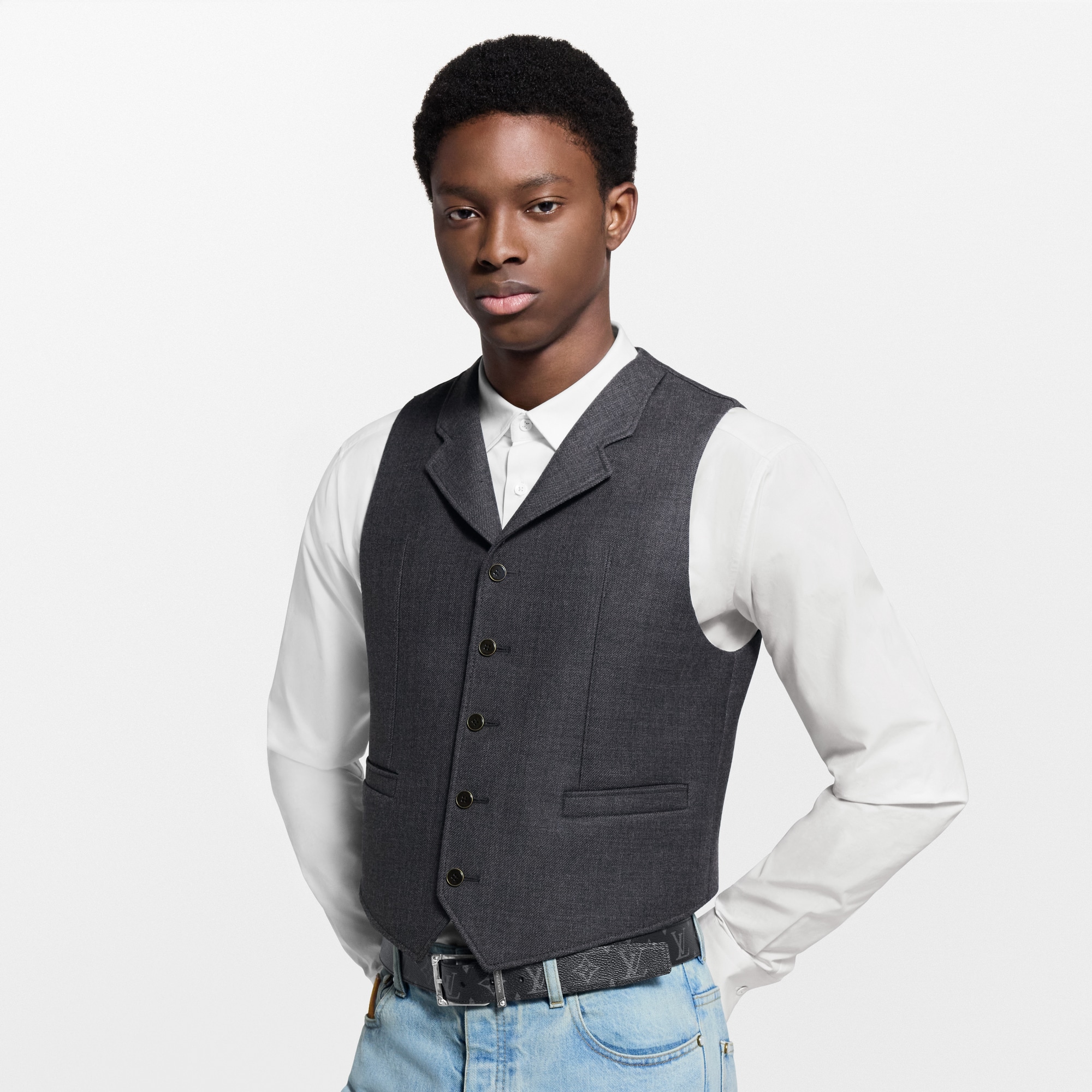 Chaleco de traje  Hombre Prêt-à-Porter Americanas y chaquetas | LOUIS VUITTON (Zoom de producto)