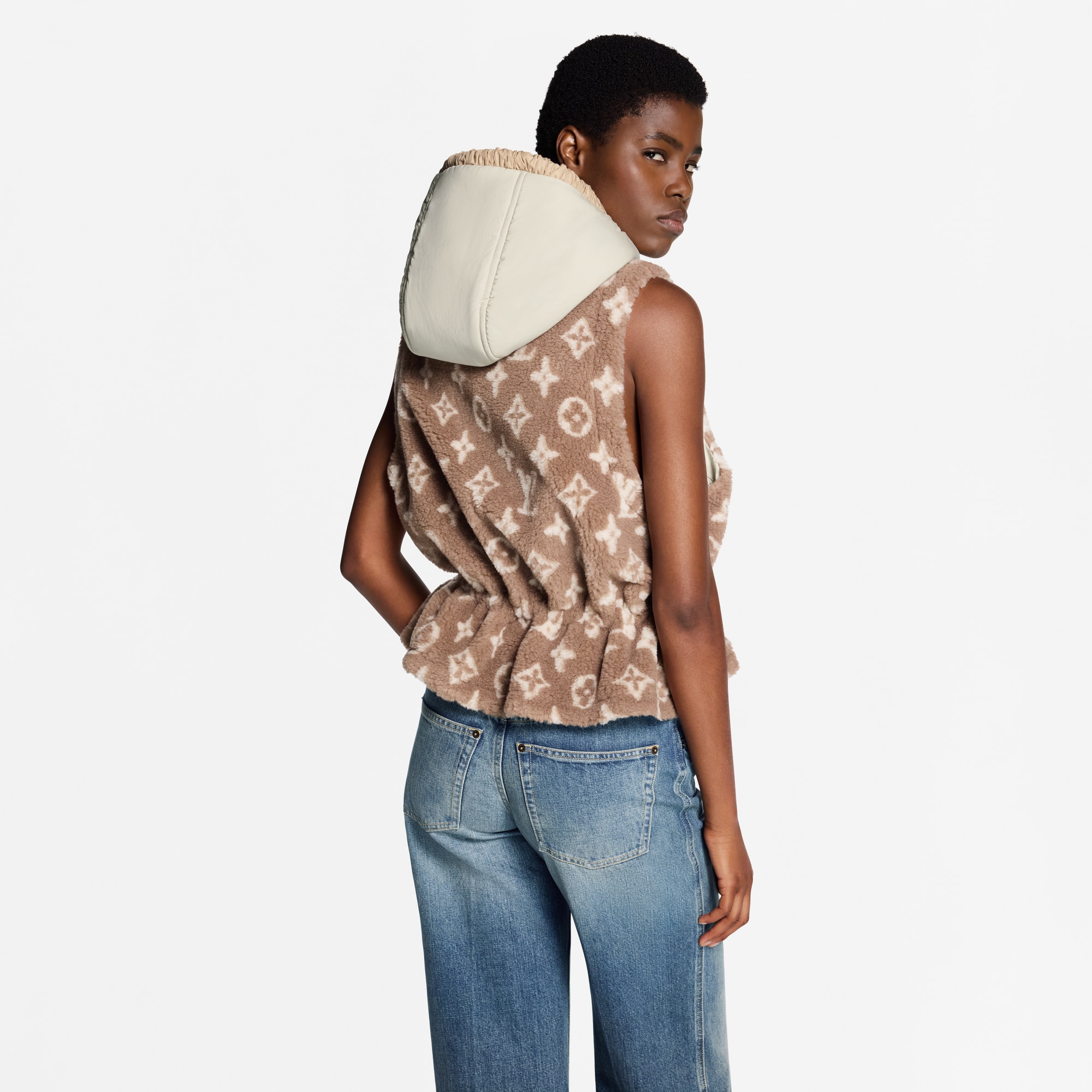 Chaleco polar Monogram  Mujer Prêt-à-Porter Abrigos y chaquetas | LOUIS VUITTON (Zoom de producto)