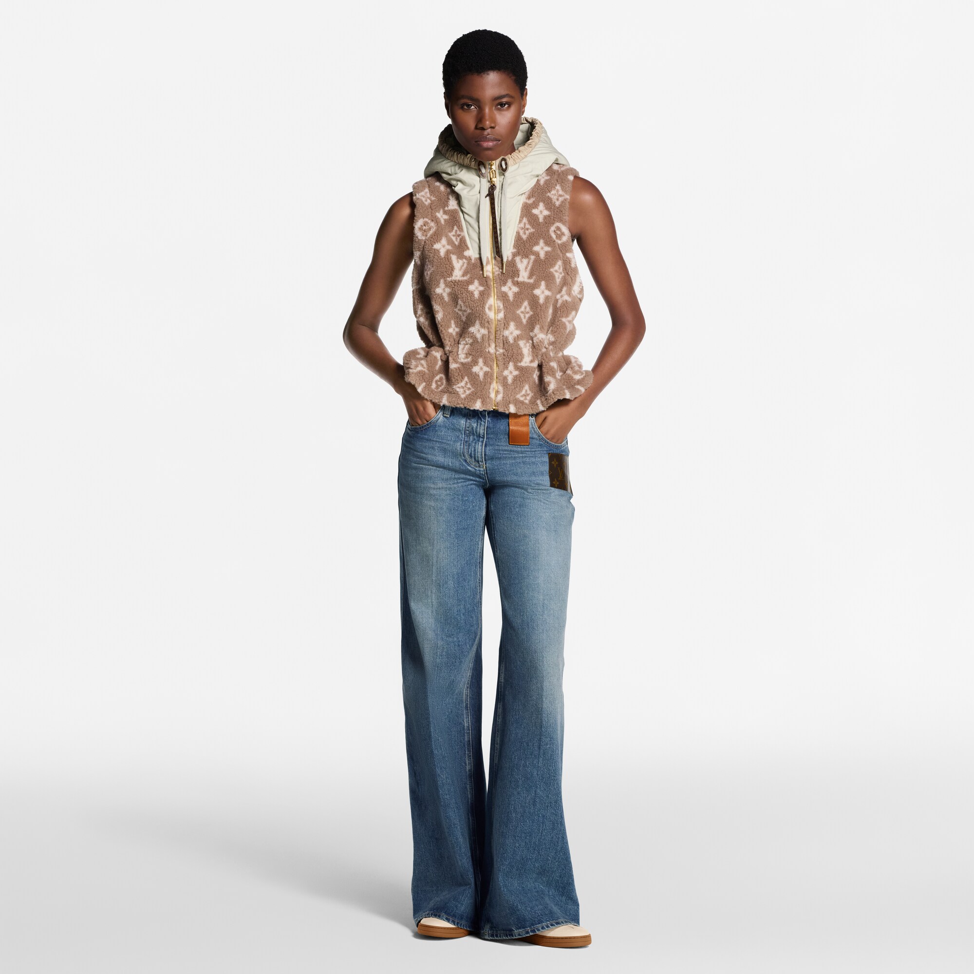 Chaleco polar Monogram  Mujer Prêt-à-Porter Abrigos y chaquetas | LOUIS VUITTON (Zoom de producto)