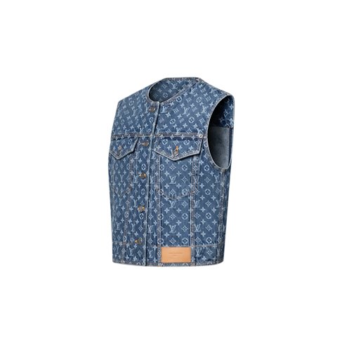 Chaleco vaquero Monogram Mujer Prêt-à-Porter Abrigos y chaquetas | LOUIS VUITTON (Zoom de producto)