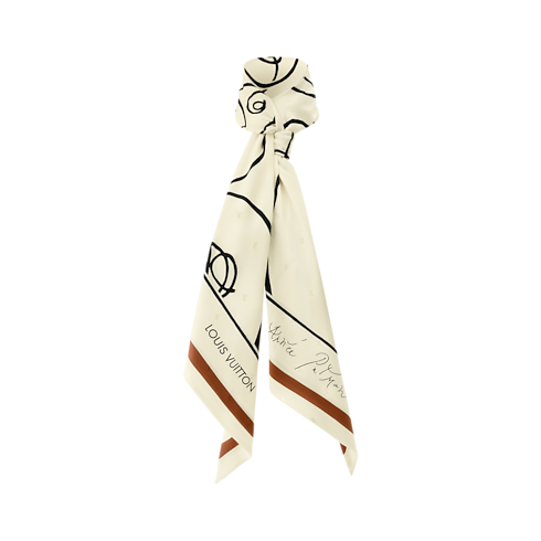 Chalina Chemin Faisant By Andrée Putman S00 Mujer Accesorios Pañuelos de seda y bandanas | LOUIS VUITTON (Zoom de producto)