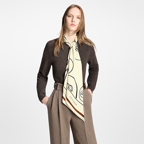 Chalina Chemin Faisant By Andrée Putman S00 Mujer Accesorios Pañuelos de seda y bandanas | LOUIS VUITTON (Zoom de producto)