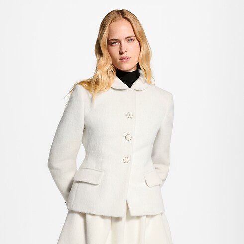 Chaqueta ajustada cepillada Mujer Prêt-à-Porter Abrigos y chaquetas | LOUIS VUITTON (Zoom de producto)