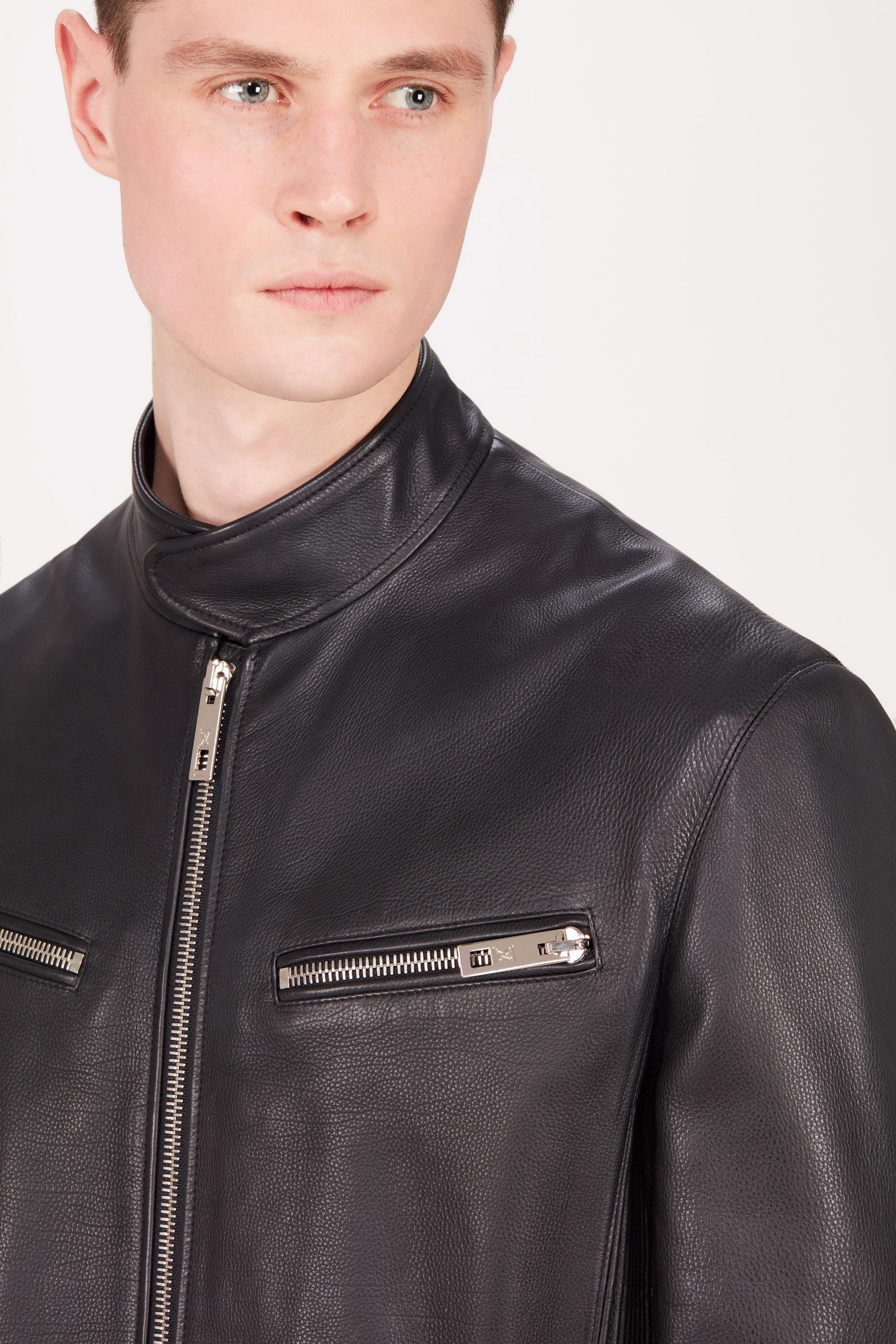 Chaqueta biker de piel  Hombre Prêt-à-Porter Colección en piel | LOUIS VUITTON (Zoom de producto)