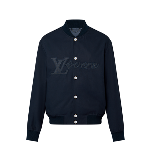 Chaqueta bomber de algodón bordada Hombre Prêt-à-Porter Cazadoras y abrigos | LOUIS VUITTON (Zoom de producto)