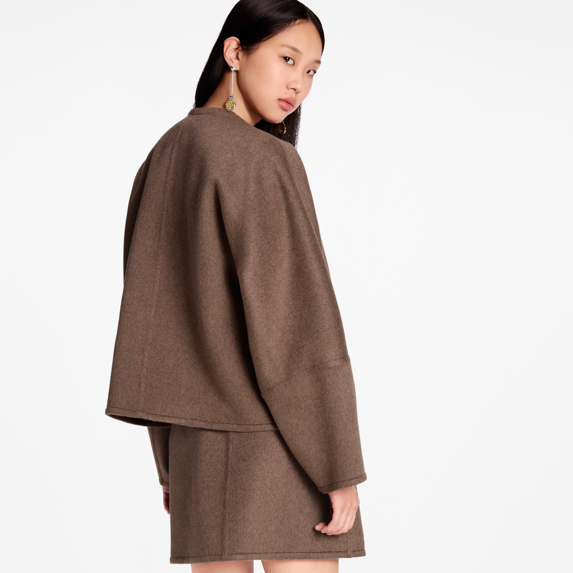 Chaqueta con manga globo y lazo  Mujer Prêt-à-Porter Abrigos y chaquetas | LOUIS VUITTON (Zoom de producto)