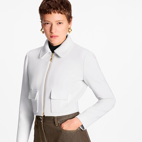 Chaqueta cropped con bolsillos de solapa Hombre Discontinued Product Obs 10 | LOUIS VUITTON (Zoom de producto)