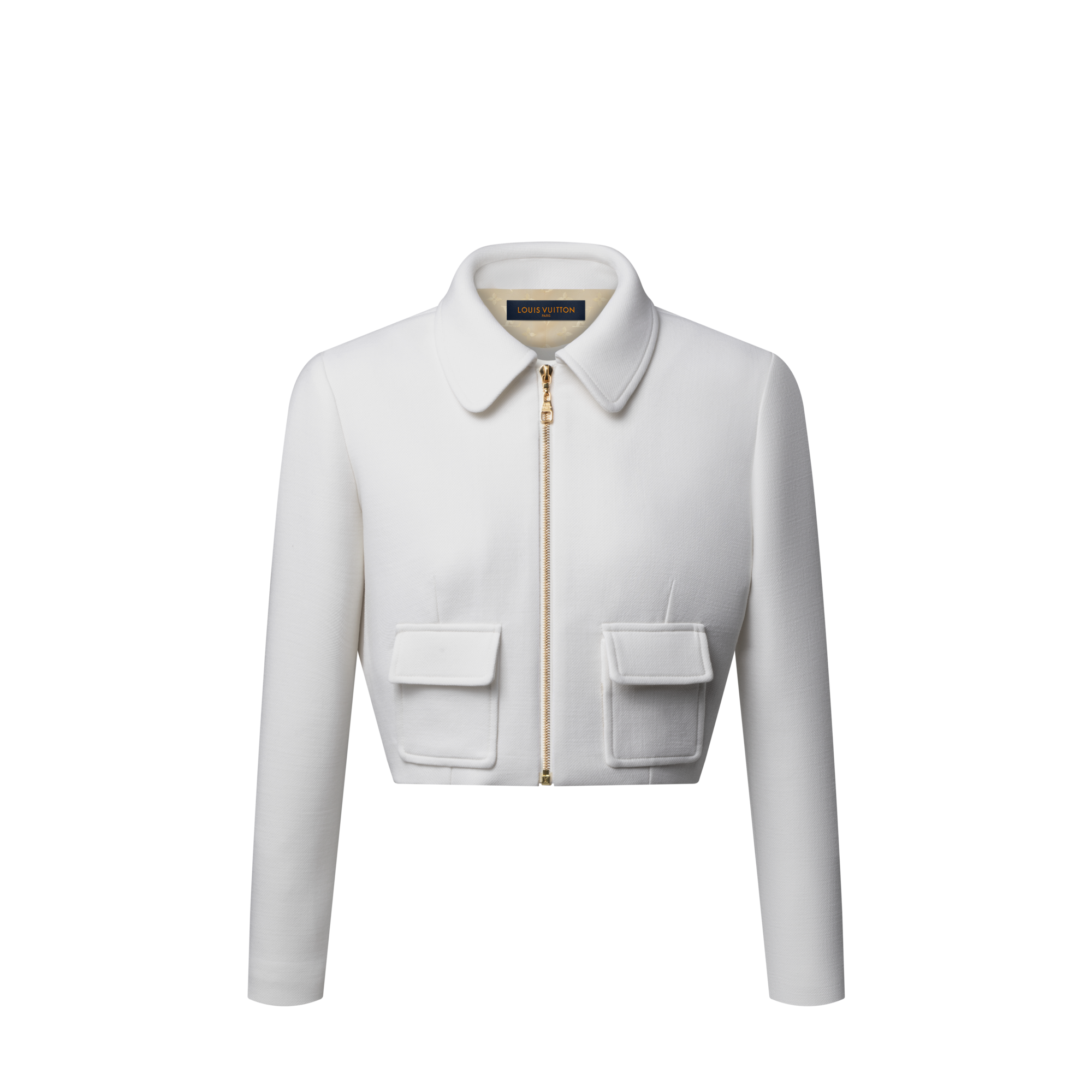 Chaqueta cropped con bolsillos de solapa  Mujer Prêt-à-Porter Abrigos y chaquetas | LOUIS VUITTON (Zoom de producto)
