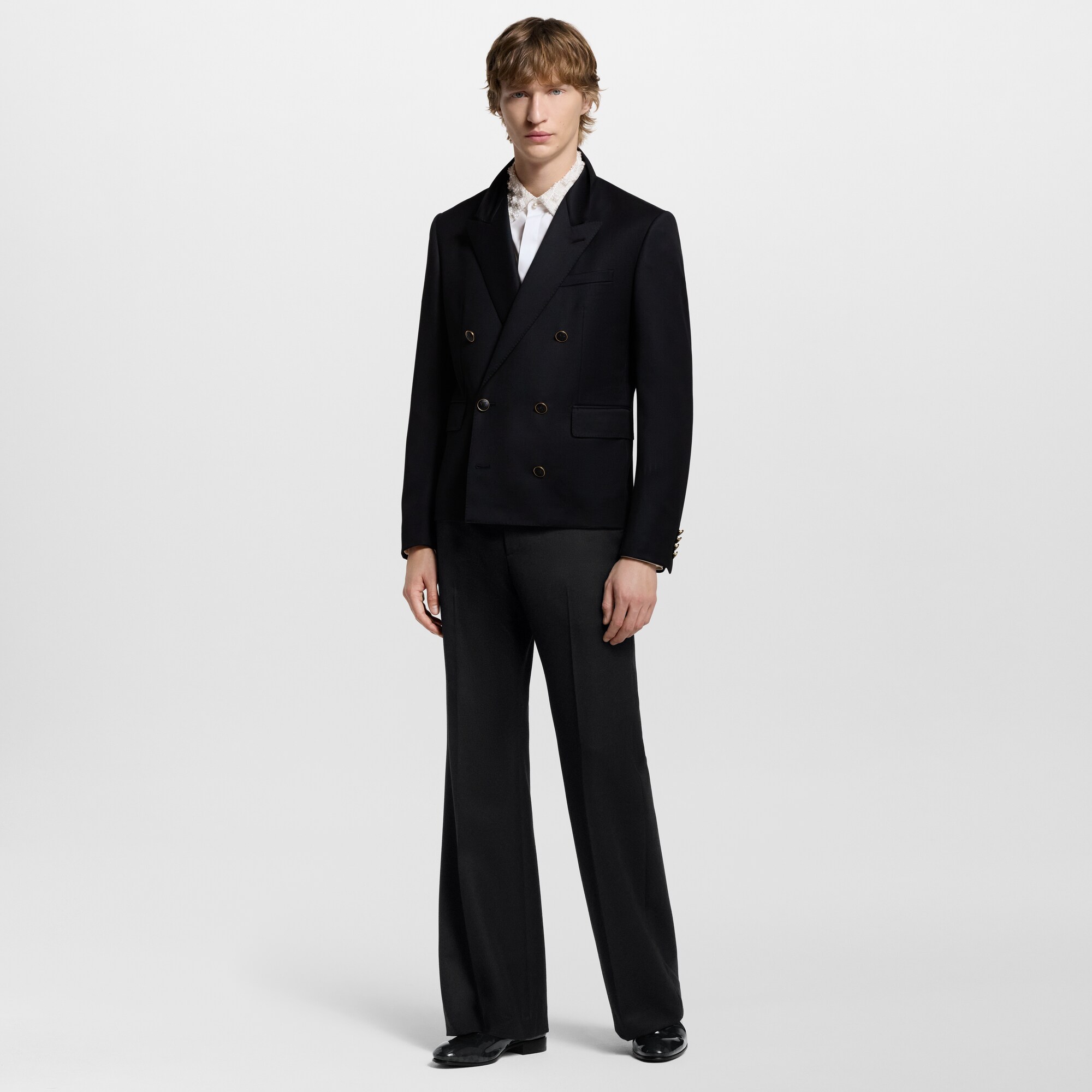 Chaqueta cropped de doble botonadura  Hombre Prêt-à-Porter Americanas y chaquetas | LOUIS VUITTON (Zoom de producto)