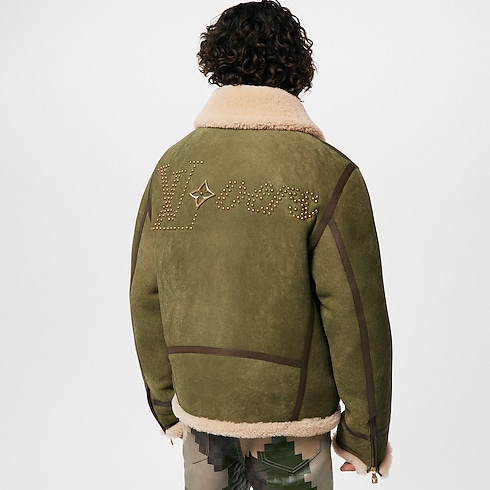 Chaqueta de aviador en ante de cordero Hombre Prêt-à-Porter Cazadoras y abrigos | LOUIS VUITTON (Zoom de producto)