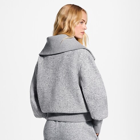 Chaqueta de cachemir con cremallera Mujer Prêt-à-Porter Camisetas y sudaderas | LOUIS VUITTON (Zoom de producto)