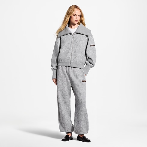Chaqueta de cachemir con cremallera Mujer Prêt-à-Porter Camisetas y sudaderas | LOUIS VUITTON (Zoom de producto)
