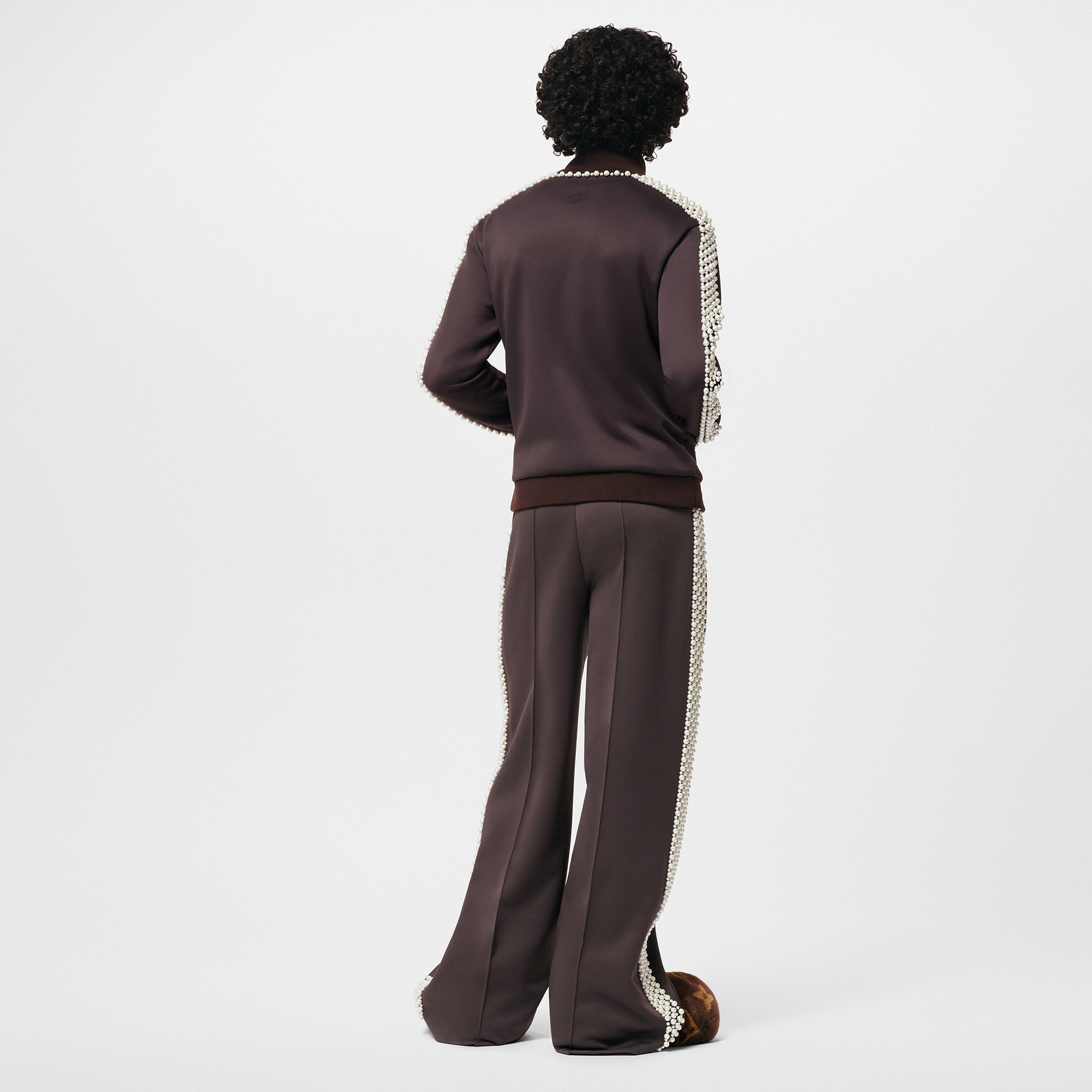 Chaqueta de chándal en algodón con perlas  Hombre Prêt-à-Porter Punto y sudaderas | LOUIS VUITTON (Zoom de producto)