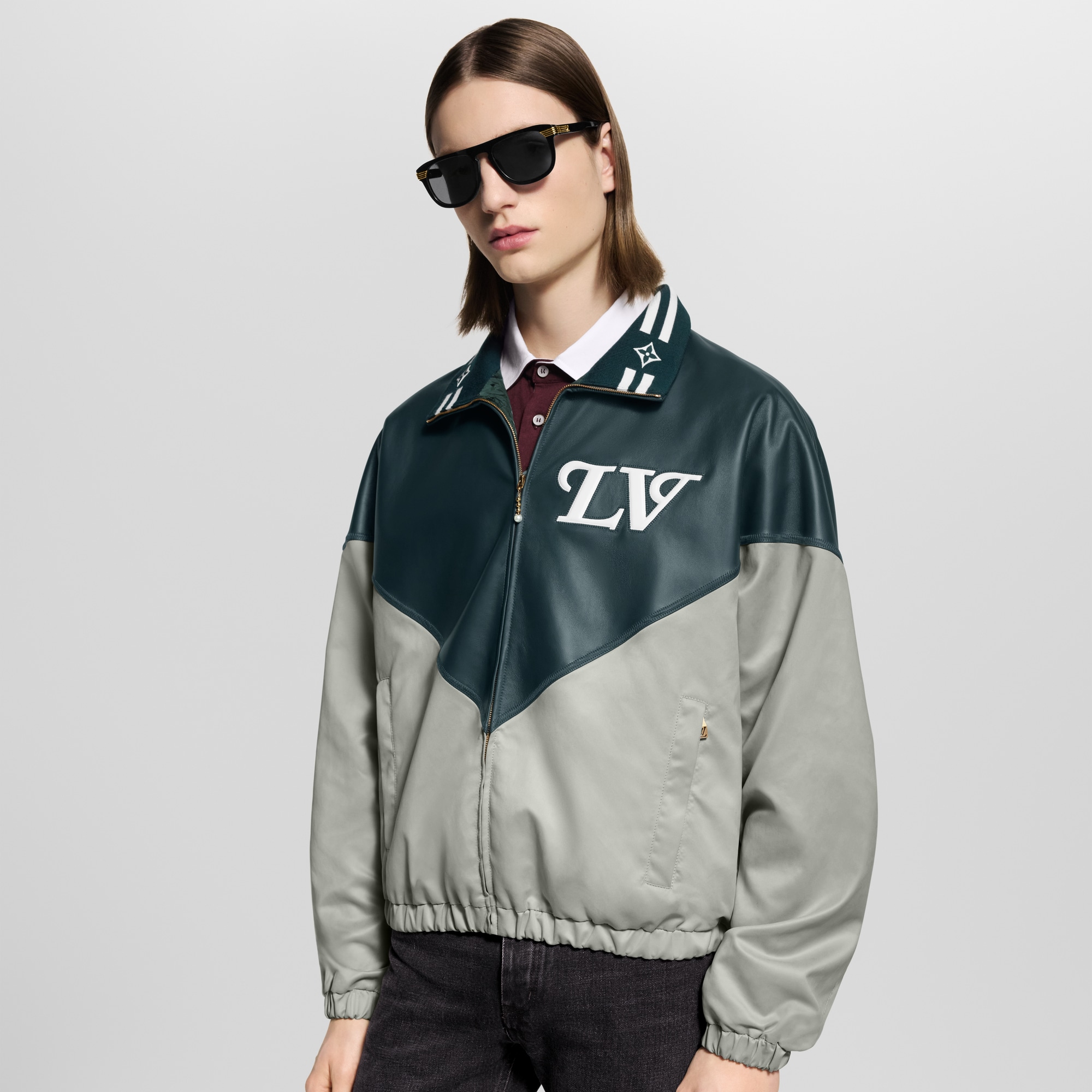 Chaqueta de chándal en mezcla de materiales  Hombre Prêt-à-Porter Cazadoras y abrigos | LOUIS VUITTON (Zoom de producto)