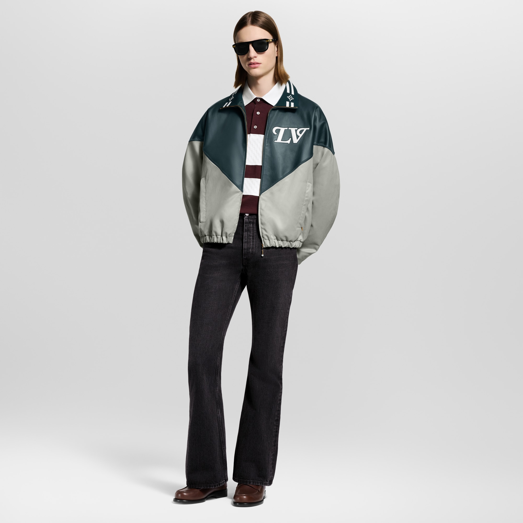 Chaqueta de chándal en mezcla de materiales  Hombre Prêt-à-Porter Cazadoras y abrigos | LOUIS VUITTON (Zoom de producto)