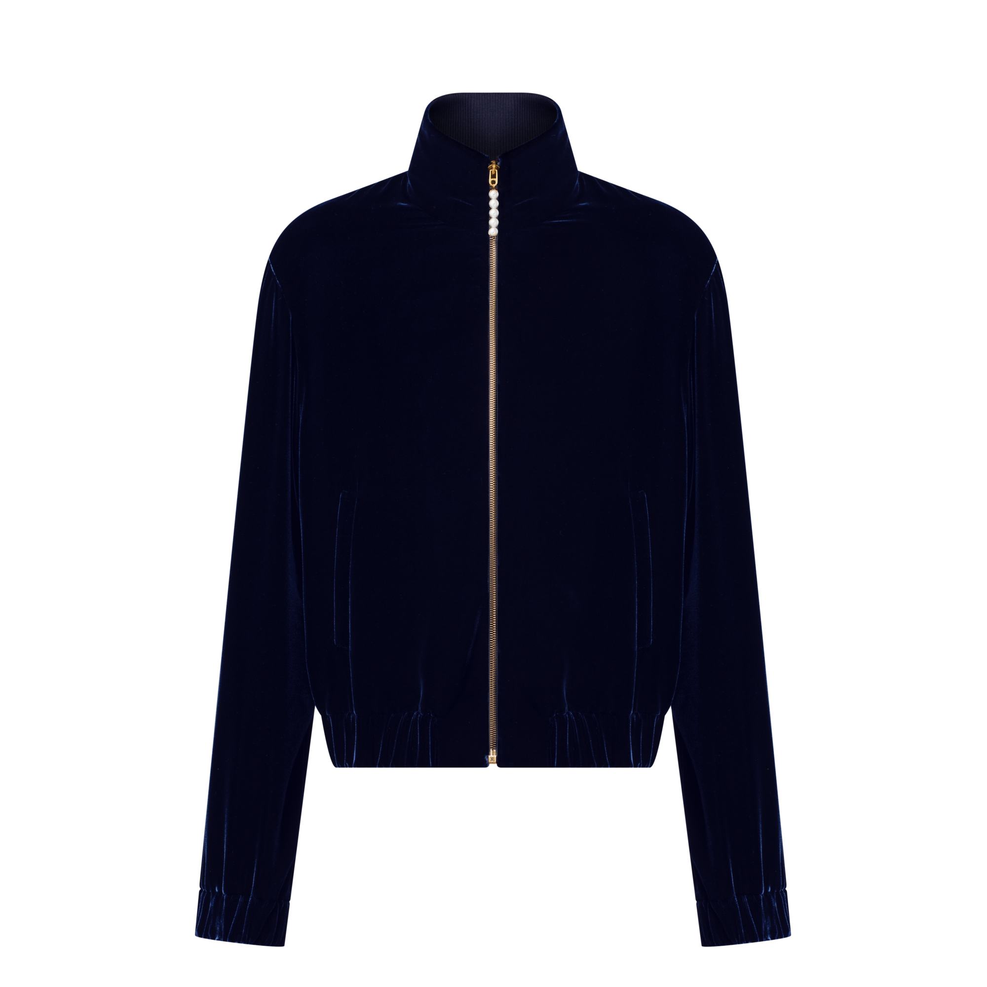 Chaqueta de chándal en seda y terciopelo  Hombre Prêt-à-Porter Cazadoras y abrigos | LOUIS VUITTON (Zoom de producto)