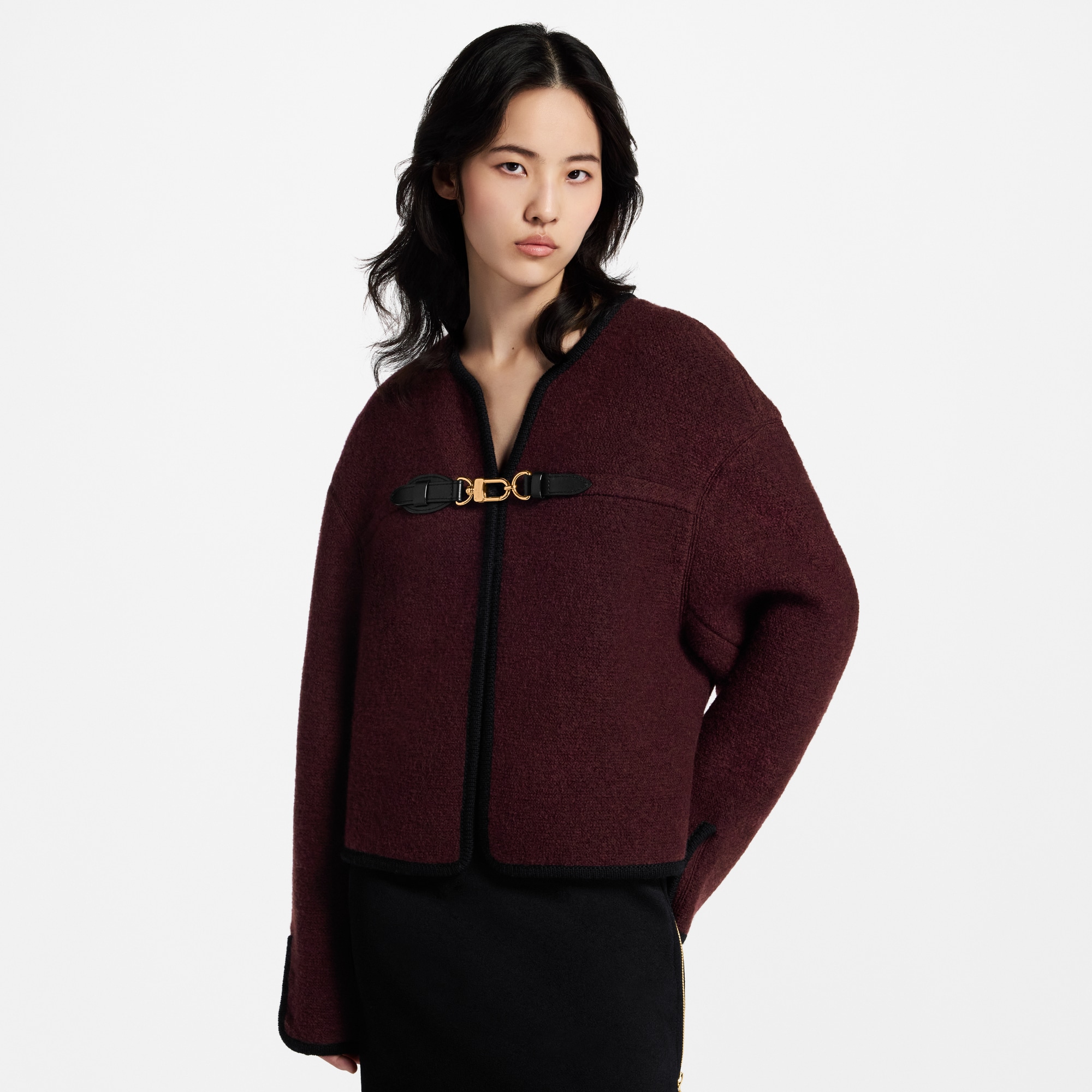 Chaqueta de corte cuadrado con mosquetón  Mujer Prêt-à-Porter Abrigos y chaquetas | LOUIS VUITTON (Zoom de producto)