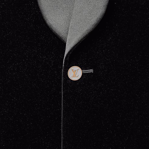 Chaqueta de esmoquin de botonadura sencilla en terciopelo Hombre Prêt-à-Porter Americanas y chaquetas | LOUIS VUITTON (Zoom de producto)