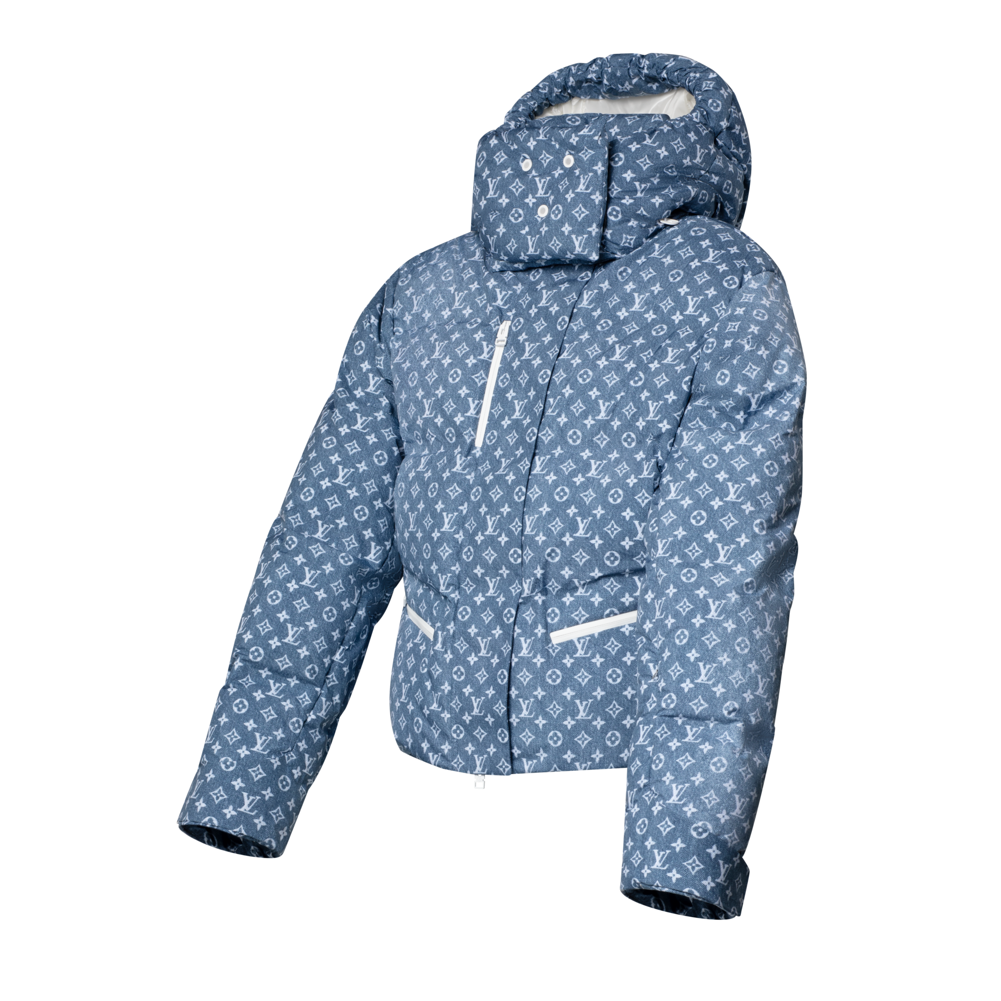 Chaqueta de esquí Monogram con efecto denim  Mujer Prêt-à-Porter Abrigos y chaquetas | LOUIS VUITTON (Zoom de producto)