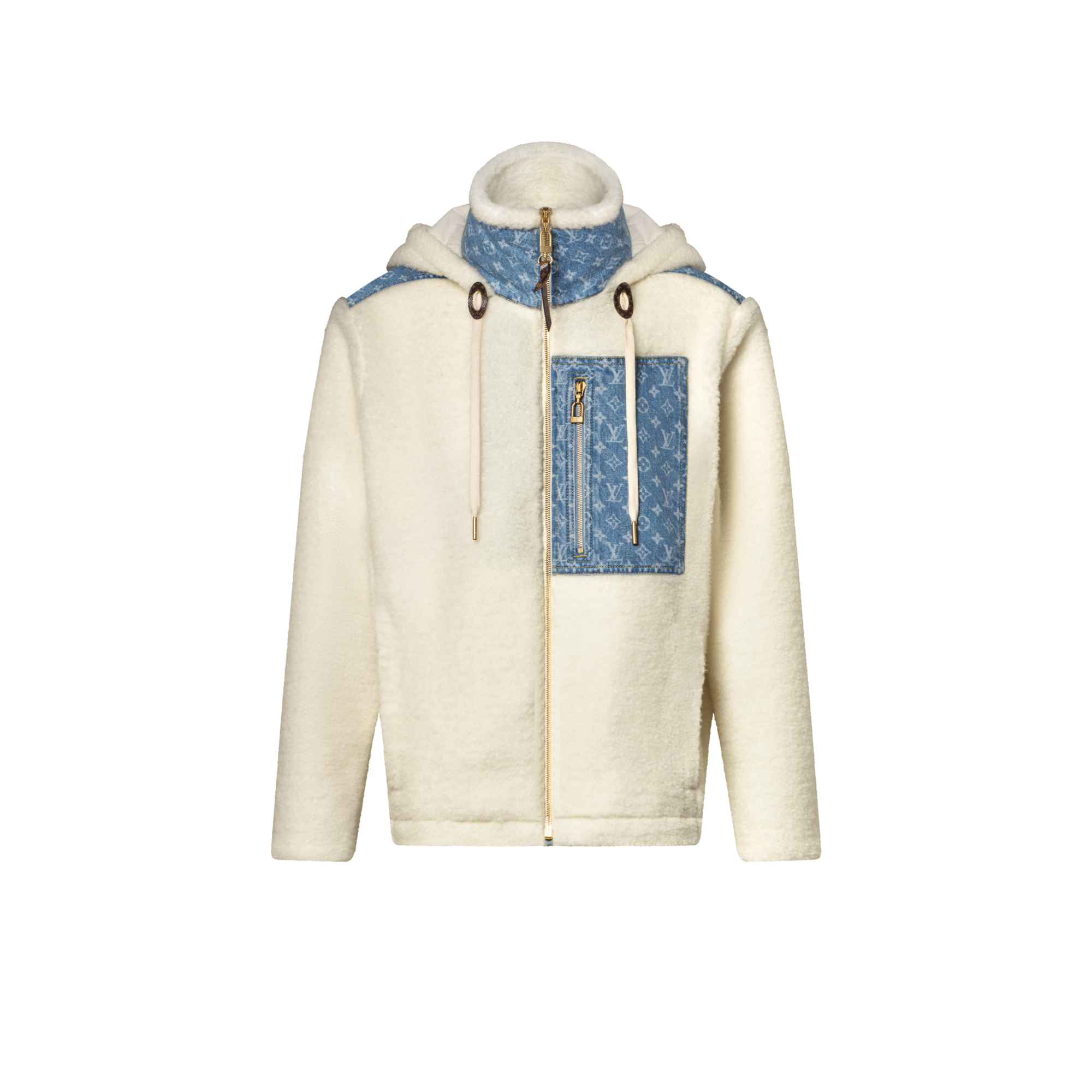 Chaqueta de felpa con detalle Monogram  Mujer Prêt-à-Porter Abrigos y chaquetas | LOUIS VUITTON (Zoom de producto)