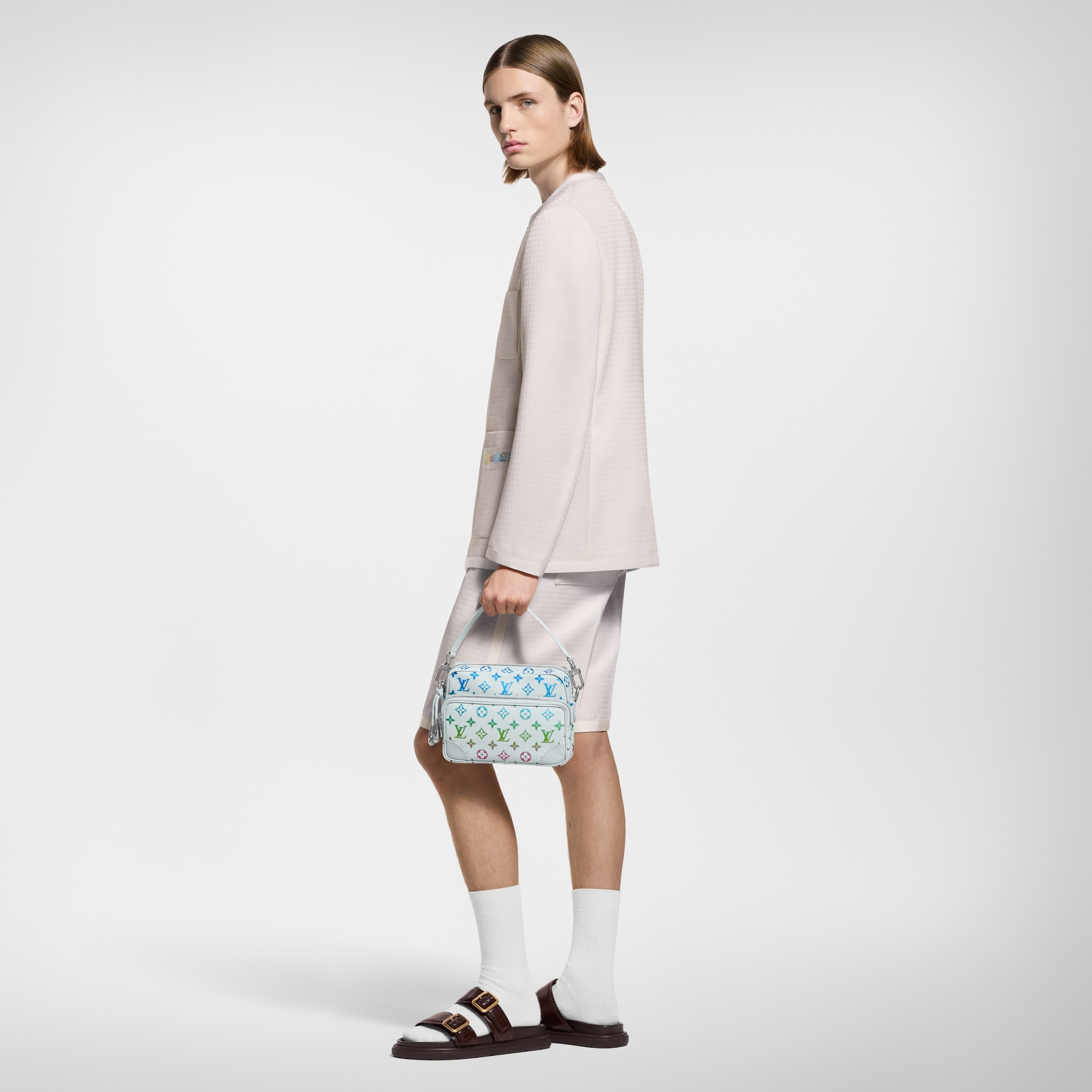 Chaqueta de lana sin cuello  Hombre Prêt-à-Porter Cazadoras y abrigos | LOUIS VUITTON (Zoom de producto)