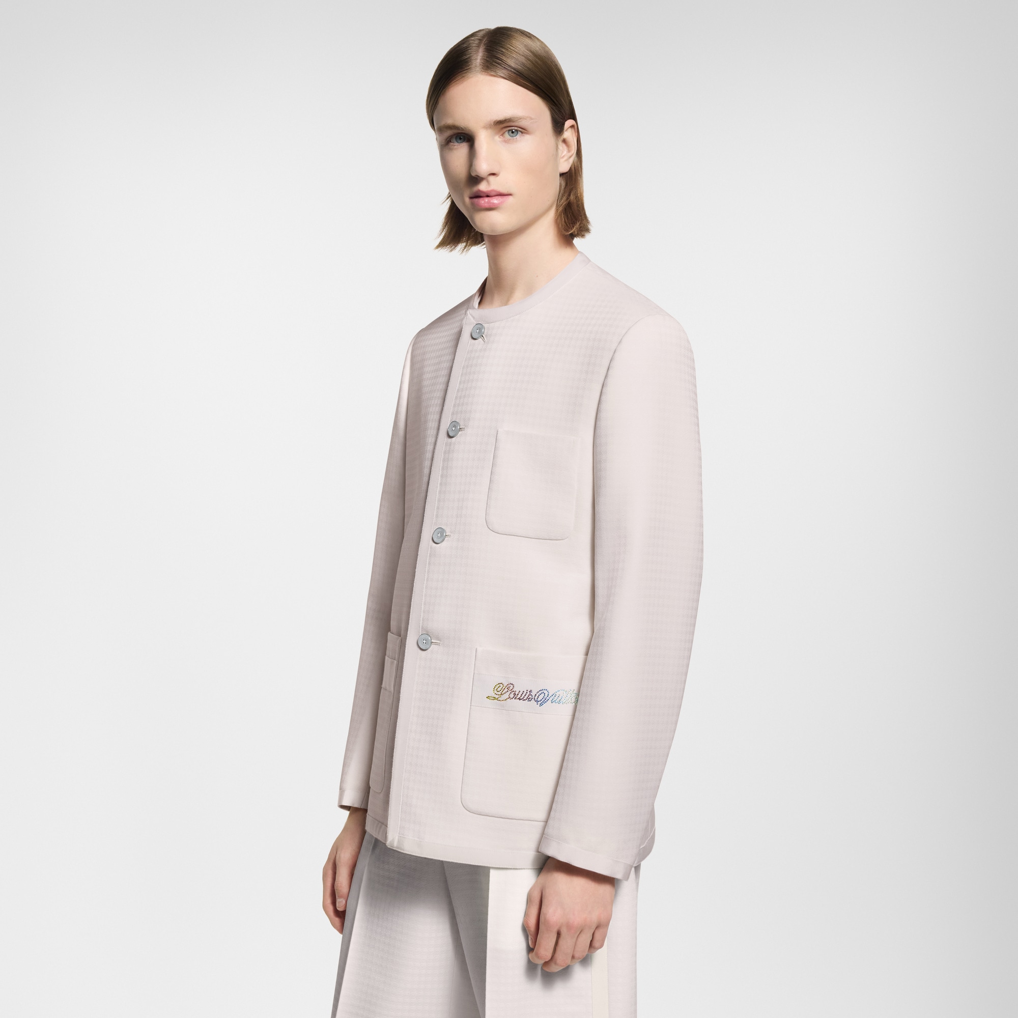 Chaqueta de lana sin cuello  Hombre Prêt-à-Porter Cazadoras y abrigos | LOUIS VUITTON (Zoom de producto)