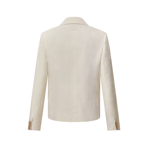 Chaqueta de noche de botonadura sencilla en lana y seda Hombre Prêt-à-Porter Americanas y chaquetas | LOUIS VUITTON (Zoom de producto)